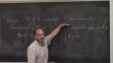 A semi-historical introduction to intersection theory - Joseph Harris