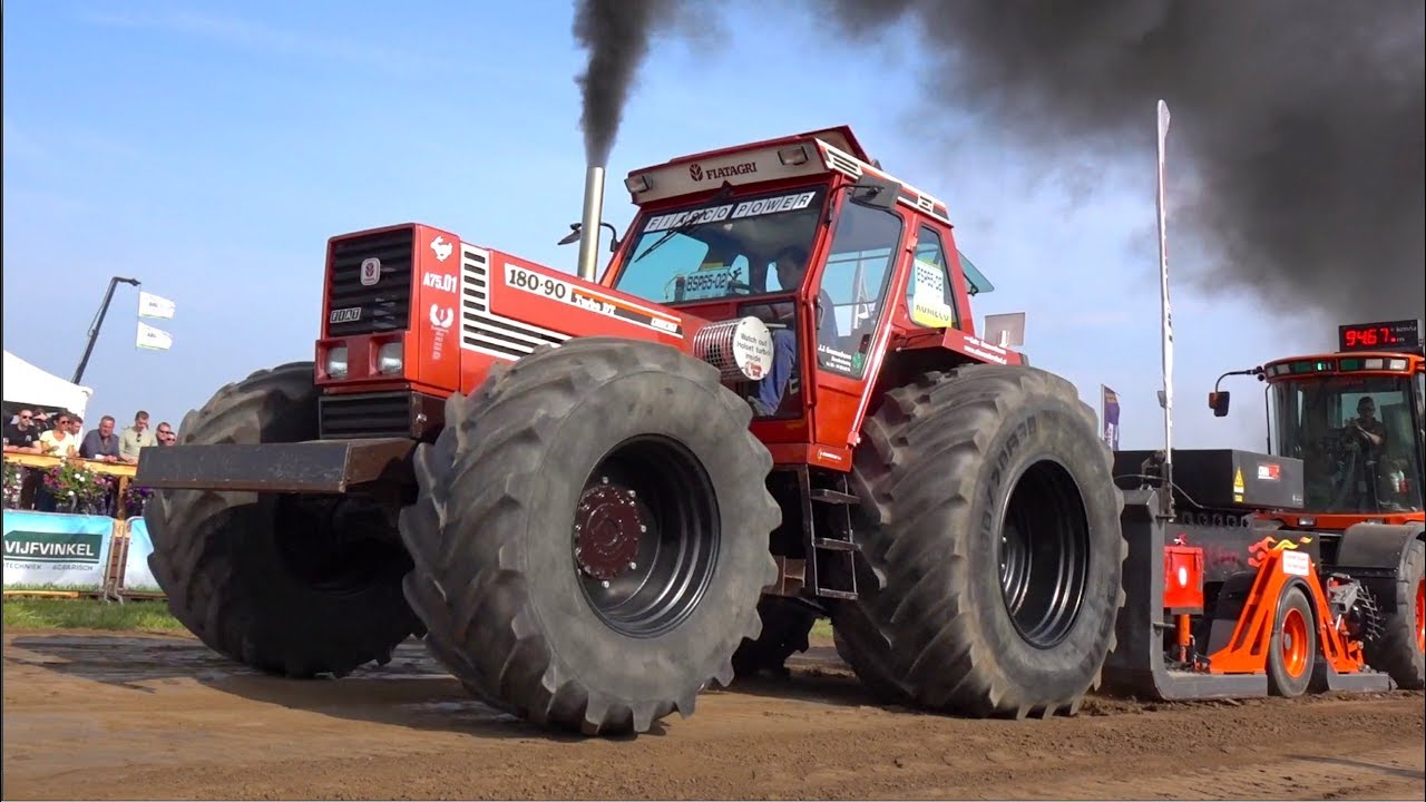 Tractorpulling Boerensport klasse | Trekkertrek Familiedag Dirksland 2019