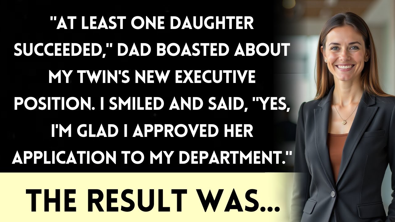 At My Graduation Party, They Praised My Twin's New Job—Until They Saw My Name On Her Offer Letter