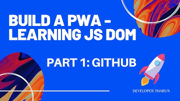 Build a PWA - Learning JS DOM - Project - Part 1: Github Code
