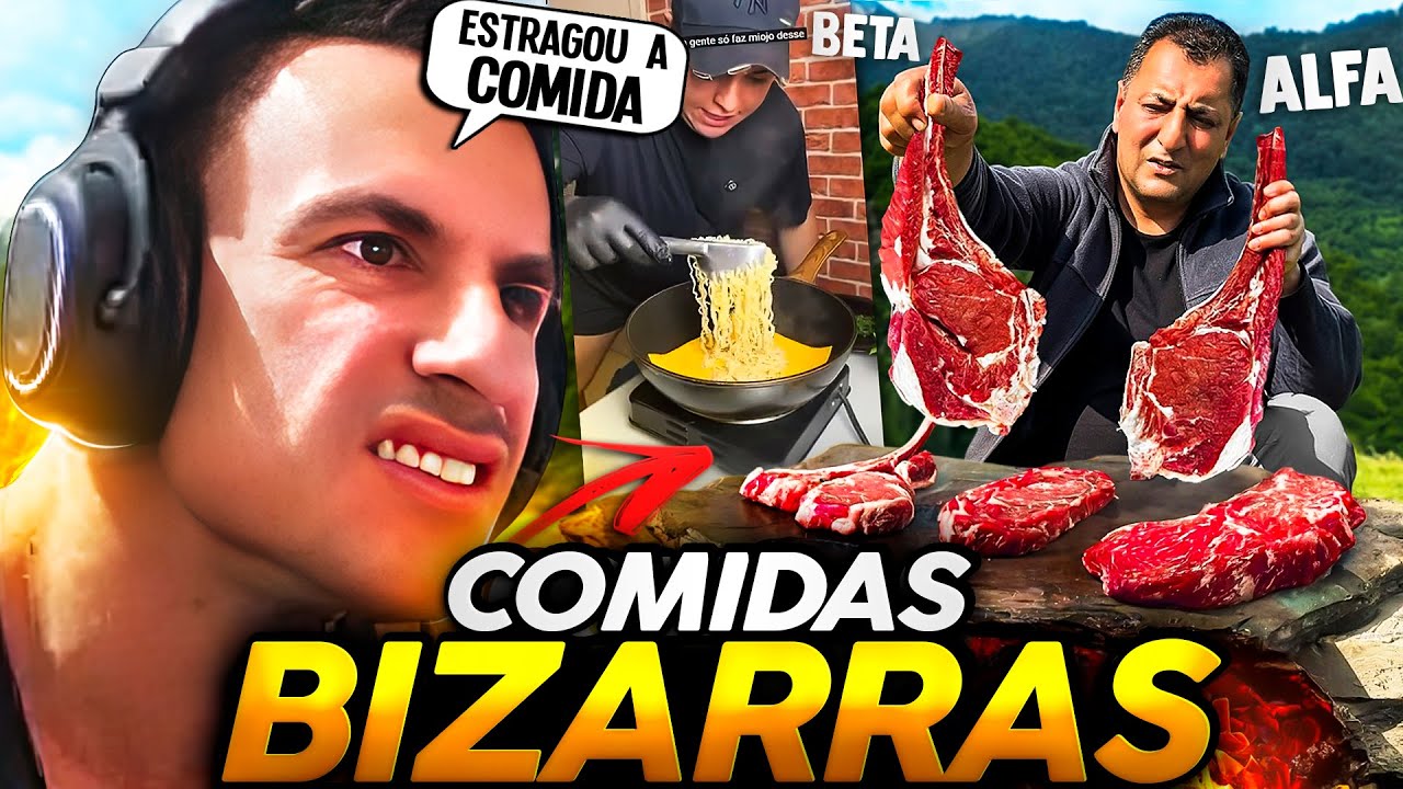 SUPER XANDÃO REAGINDO AS COMIDAS e RECEITAS MAIS 