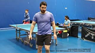 Aili Li Vs Torfeh Sepehr, 2025 Nsw Veterans Div 2 Teams Challenges, 1St Set