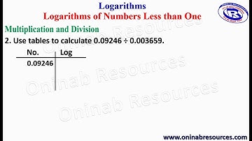 Logarithms 2: Multiplication and Division