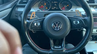 VW CC Flat Bottom Steering Wheel Swap