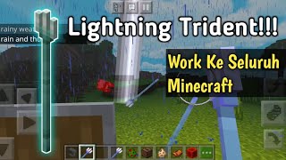 Cara Membuat Lightning Trident - Minecraft Tutorial