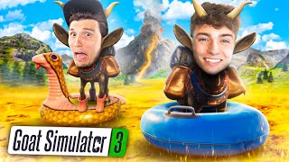 Der BODEN ist LAVA!! | Goat Simulator 3 mit Paluten
