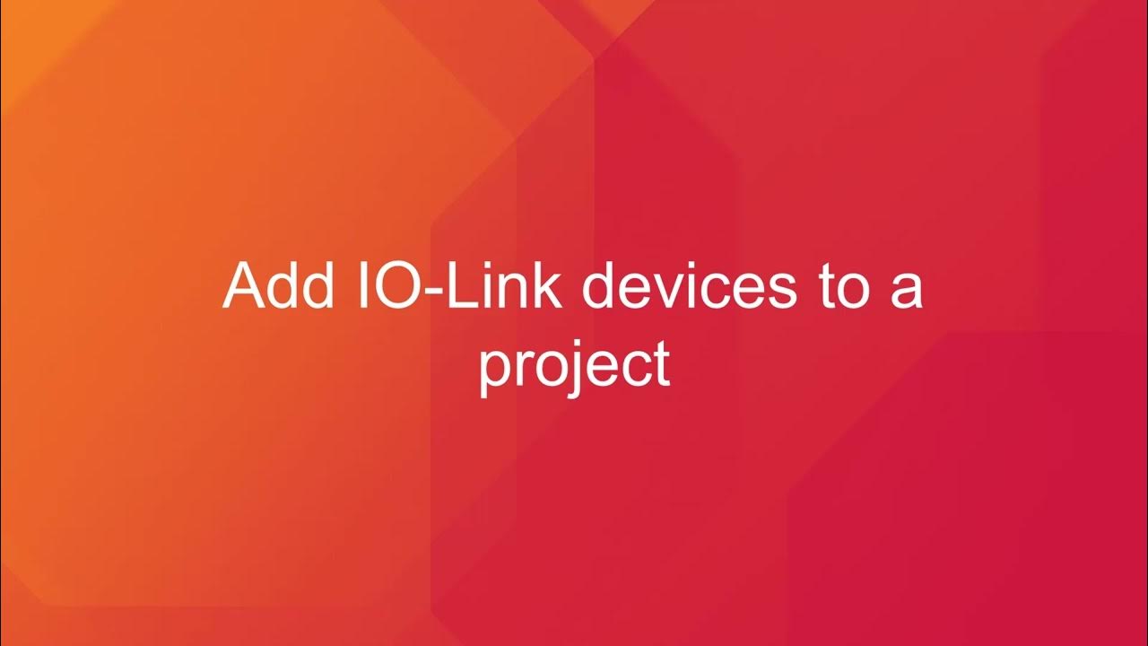 Add IOLink devices to an ArmorBlock 5000® IOLink master block YouTube