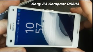 Z3 Compact Sony D5803 Display replacement замена дисплея, корпуса, заглушек сони tauschen Display we