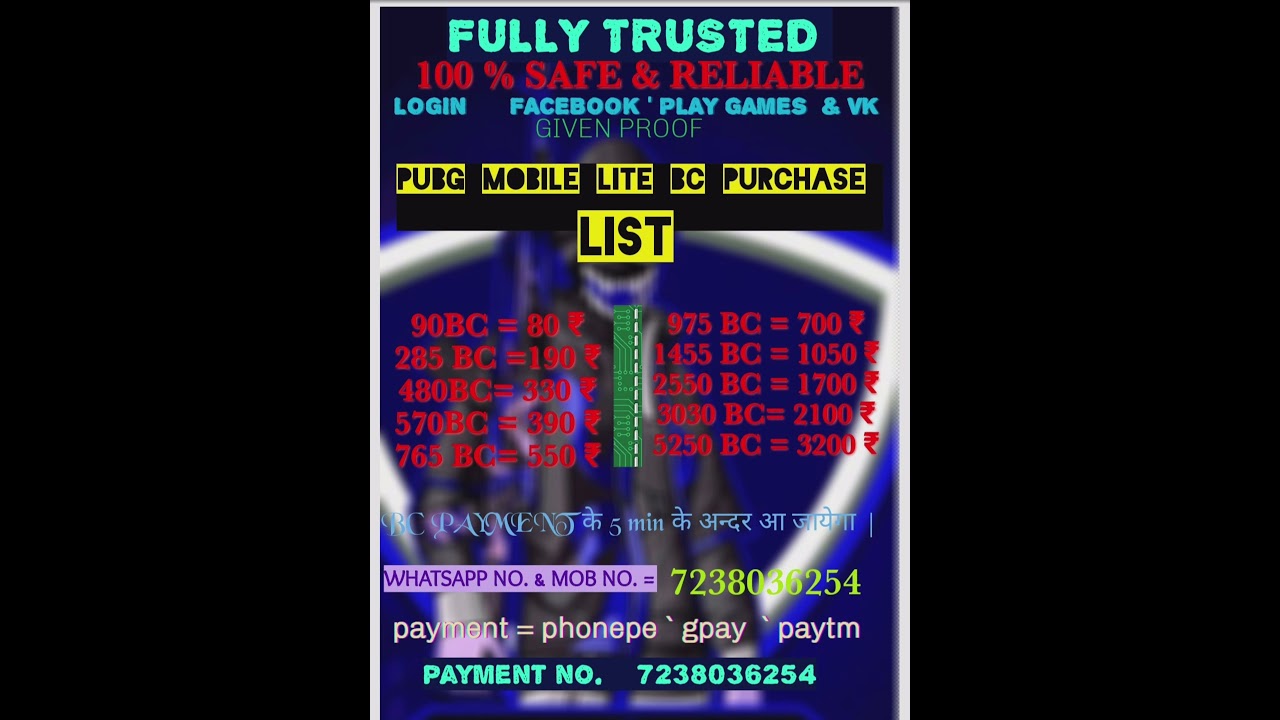 Upgrade Your PUBG Lite Experience: Buying BC (Battle Coins) Tutorial 