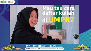 Alur Pendaftaran Mahasiswa Baru UMPR T.A. 2022/2023 screenshot 5