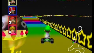 Mario Kart 64 - Rainbow Road [N64]