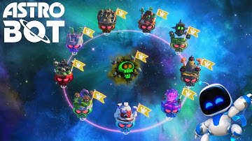 ASTRO BOT - All New Vicious Void DLC Levels Walkthrough (All VIP Bots Rescued, Secret Level)