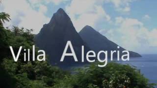 Villa Alegria - Luxury Caribbean Villa Overlooking Pitons Mountains