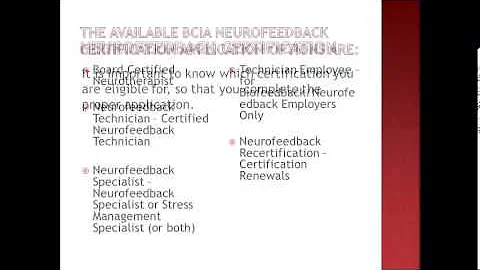 How to Attain Your Neurofeedback Certification