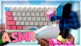 Custom Keyboard + Mouse ASMR (Handcam) | Hypixel Bedwars