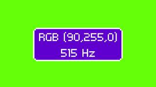 #150 RGB 90,255,0 ~ 515 Hz