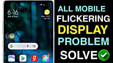 Screen Flickering & Display Blinking Problem Fix 100% working Method 2021