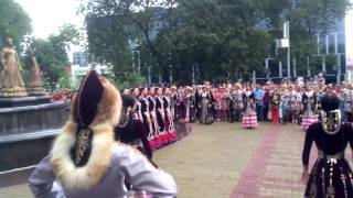 Церемония открытия фонтана в г.Уфа
