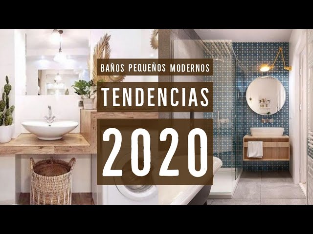 BAÑOS modernos PEQUEÑOS 🚿 | Tendencias 2020 YouTube