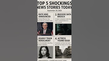 Top 5 Shocking News Stories Today! (September 20, 2025)