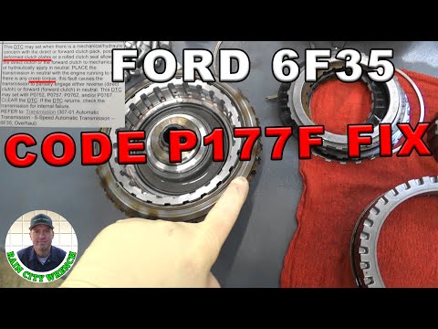 FORD 6F35 TRANSMISSION, CODE P177F FIX