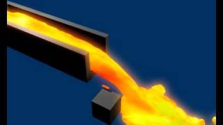 blender fluid lava/metall test