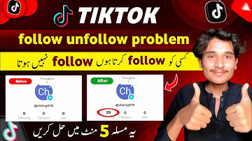 TikTok follow automatically unfollowe problem solution | TikTok following remove problem solved ✅💯