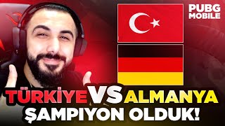 TÜRKİYE VS ALMANYA BÜYÜK TURNUVA!! ŞAMPİYON OLDUK!! | PUBG MOBILE