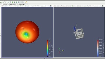 Cube satellite simulation walkthrough