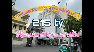 Bán nhà mặt tiền đường Nguyễn Khắc Nhu quận 1