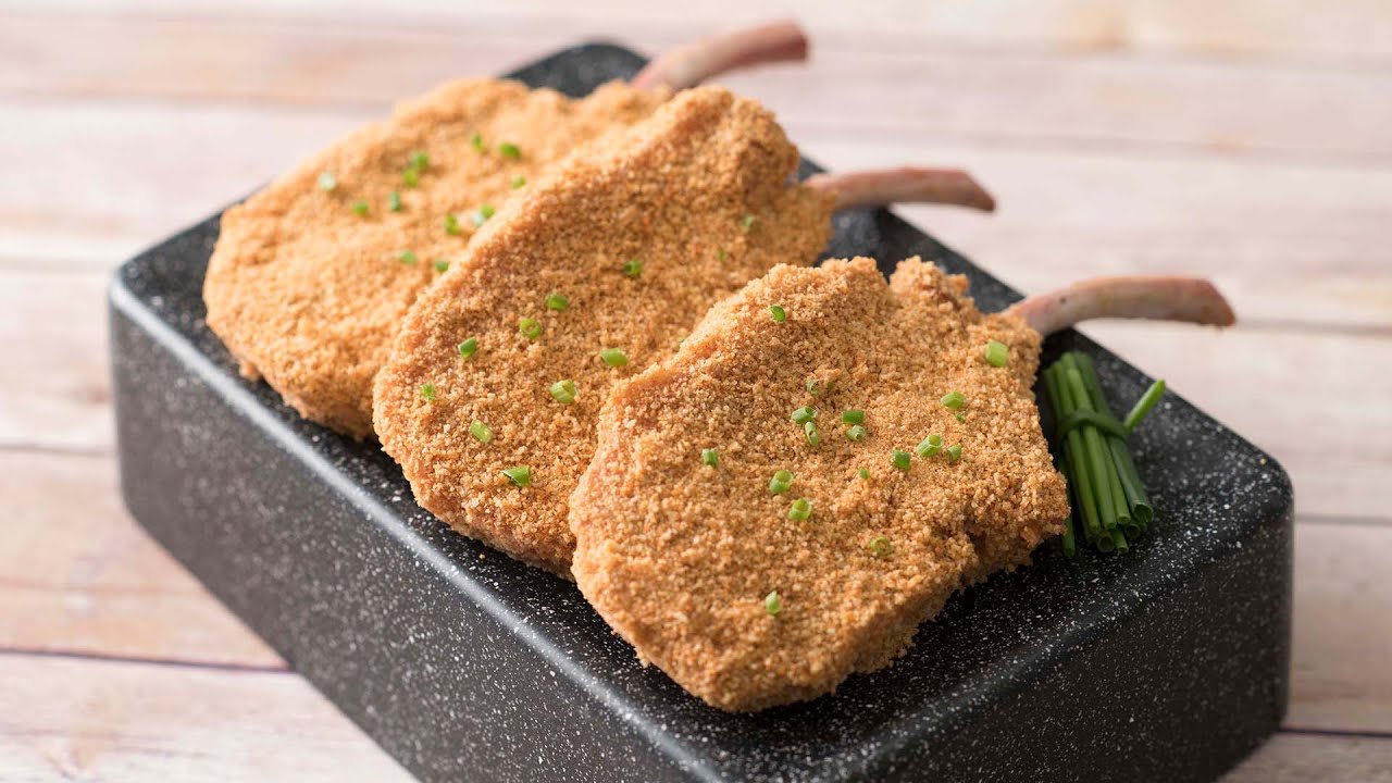 Seasoned Breaded Pork Cutlets Recipe YouTube