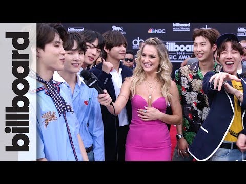 BTS Talks Love of Latin Pop and Show Off BBMA Victory Dance | BBMAs 2018