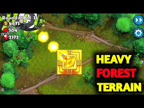 Making TEMPLE OF THE MONKEY GOD on a HEAVY FOREST TERRAIN in Bloons ...