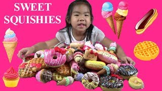 My Huge Squishies Collection Part 2: Ice Cream, Cupcake, Waffles And Other Sweet Squishies