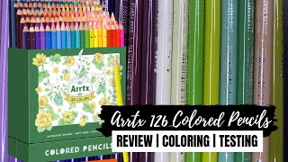 Arrtx 126 Coloring Pencils Review ( + Details of Discount) 