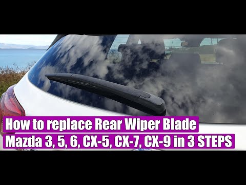 TUTORIAL: How to replace / remove Rear Wiper Blade Mazda 3, 5, 6 Wagon, CX-7, CX-9, CX-5 (2013-2021)