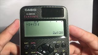 Como obtener resultados directamente en polar y rectangular Casio fx991EX