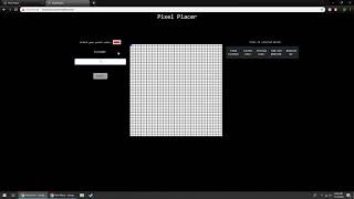 CS 252 Lab 6 Pixel Placer Video