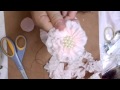 Shabby Chic Gathered Ruffle Flower Tutorial - jennings644