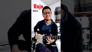 Video thumbnail of "Completo Solo guitarra- Quiero -Rojo"