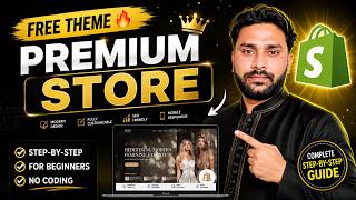 How to Design a Shopify Store 🔥 Free Theme to Professional Website  Shopify Tutorial for Beginners screenshot 4