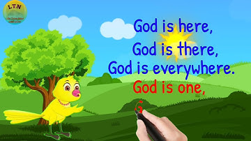 god is here | English std-1 rhymes