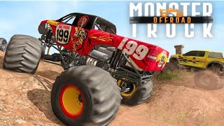 Offroad Monster Truck Derby Driving : game đua xe của an đây nhưng đồ họa hơi xấu và video hơi ồn screenshot 1
