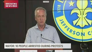 Louisville mayor says 10 people arrested in day three of Breonna Taylor protests