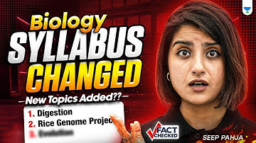 BIG Update: New Biology Topics Added? | NEET 2026 Latest Update | Seep Pahuja #neet2026