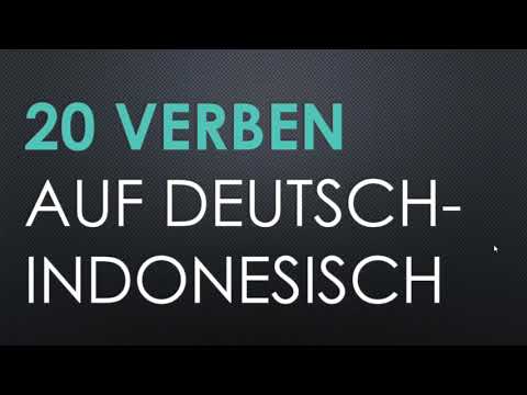 Cara Mudah Menghafal 20 Kata Kerja Bahasa Jerman disertai Kalimat & Kasus| Verb Akkusativ /Dativ