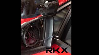 RKX MK7 VW Golf Blind Spot Mirror Cap How To #shorts