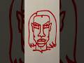 One face. 40 seconds #markerart #drawing #beginnerarttips #art #artprocess #artist #sketchart
