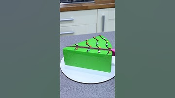 Christmas tree cake! Use code FROSTLOVE10 for a discount at frostform.com #cake #xmas #shortsfeed