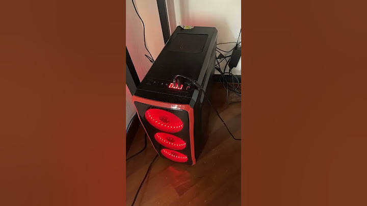 filmato della mia postazione da gaming